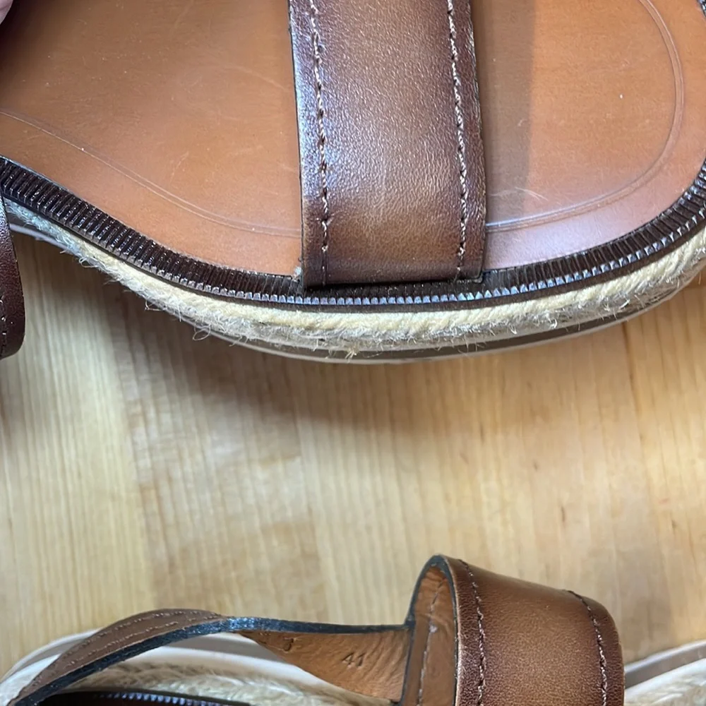 Massimo Dutti leather sandals size 10 - Picture 10 of 16